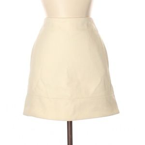 J. Crew Wool Cream Size 00 A-Line Skirt
